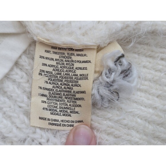 Anthropologie Sleeping On Snow Shelby Eyelash Sweater Dress M Wool Alpaca NWT - Picture 3 of 7